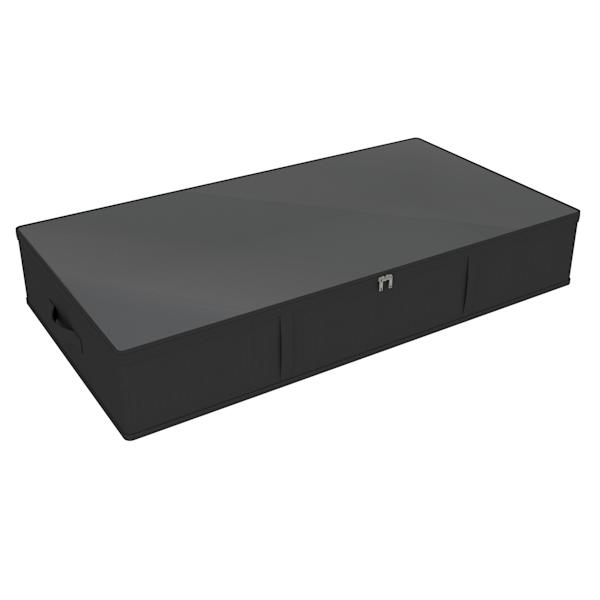 2-Pack Under Bed Storage Bag Organizer, Black