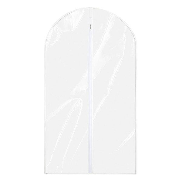 2-Pack Clear Hanging Closet Garment Bag
