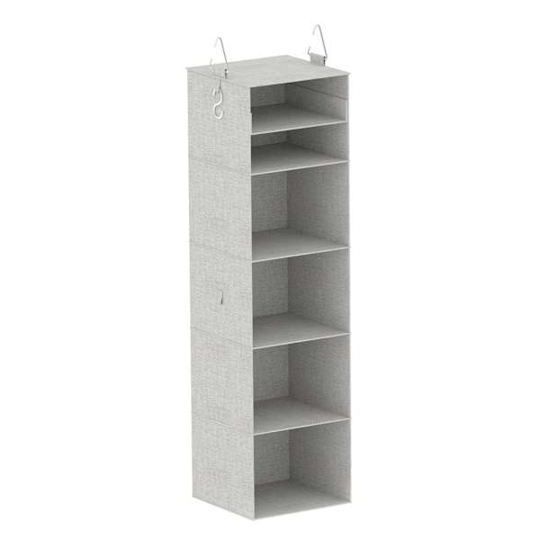6-Shelf Adjustable Hanging Closet Organizer