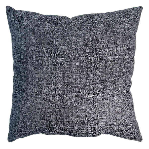 Fiddlestix Dark Gray Premium Oversized Square Outdoor Throw Pillow, 20"