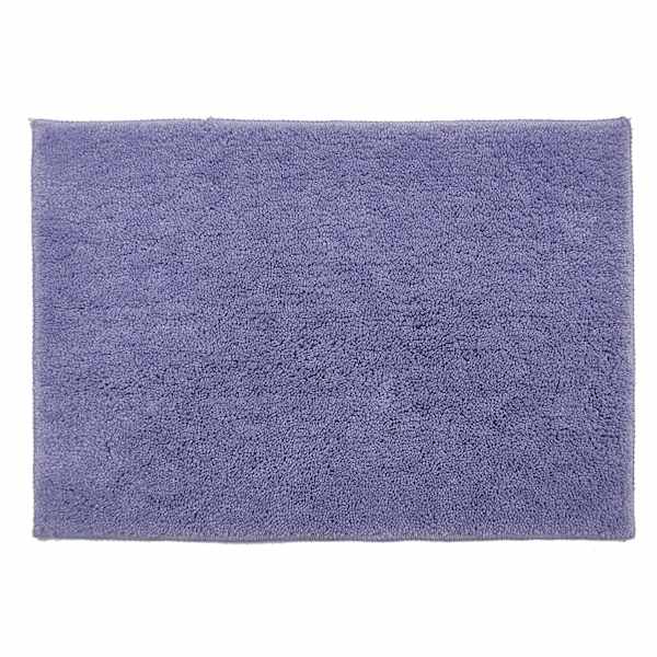 Essential Cut Pile Purple Bath Rug, 17x24