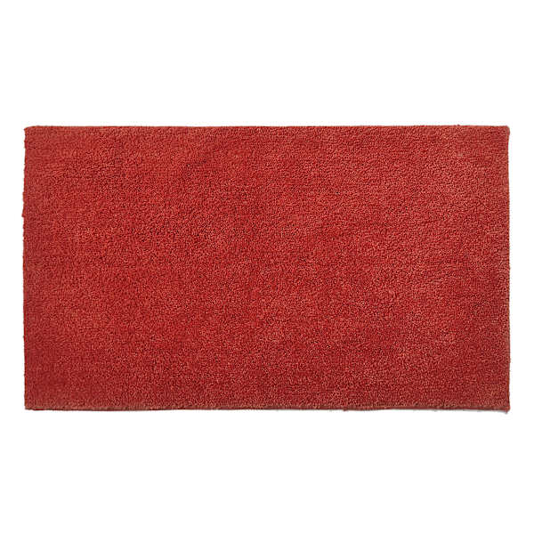 Essential Cut Pile Terracotta Bath Rug, 20x34