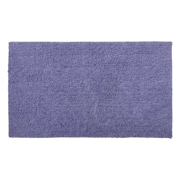 Essential Cut Pile Purple Bath Rug, 20x34
