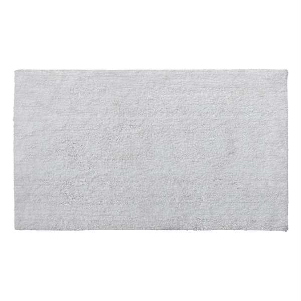 Essential Cut Pile White Bath Rug, 20x34