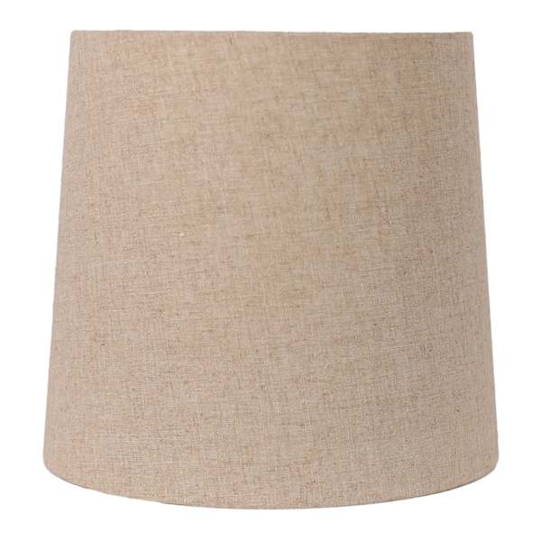 Dark Tan Tapered Drum Large Table Lamp Shade, 13x15x14
