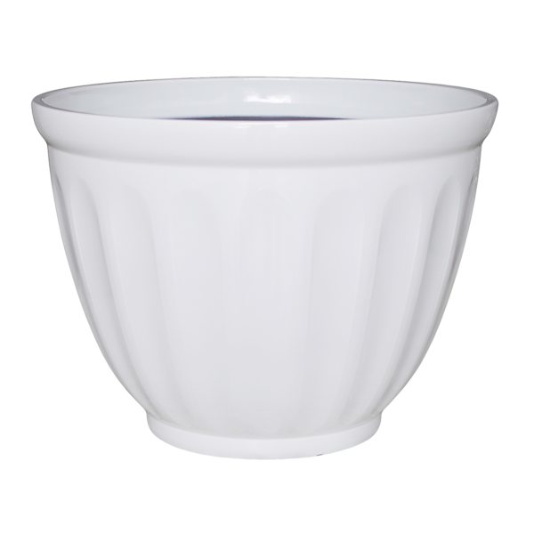 Providence Siena White Outdoor Planter, Small