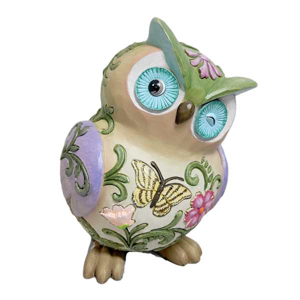 Owl Outdoor Garden Statue, 7"