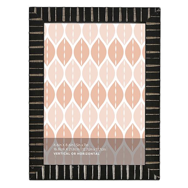 Tracey Boyd Dark Brown Tabletop Picture Frame, 5x7