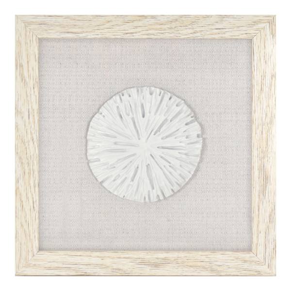 Ty Pennington Glass Framed Coral Wall Art, 9"