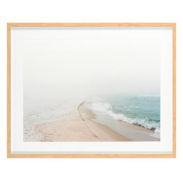 Ty Pennington Glass Framed Beach Print Wall Art, 29x23