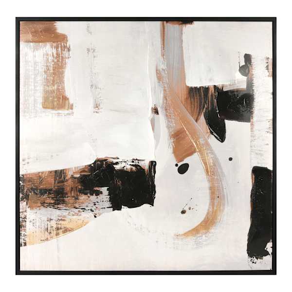 Crosby St. Framed Abstract Canvas Wall Art, 31"