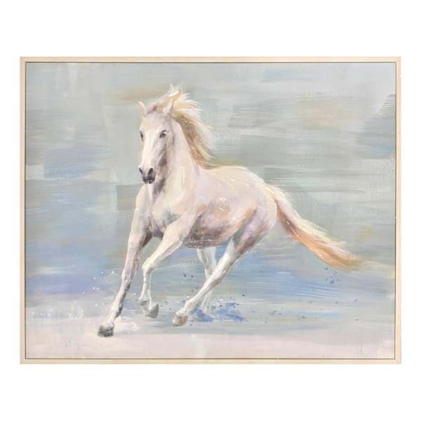 Ty Pennington Framed Horse Canvas Wall Art, 31x25