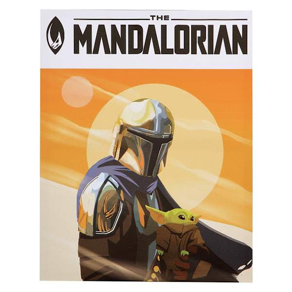 Mandalorian Canvas Wall Art, 11x14