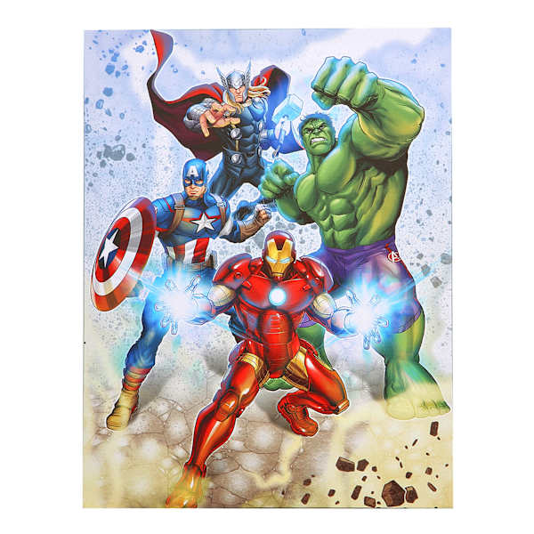 Avengers Group Canvas Wall Art, 11x14