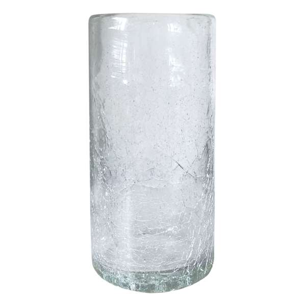 Clear Crackled Glass Highball, 19oz