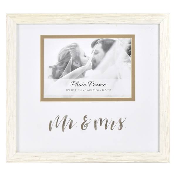 Mr & Mrs Tabletop Picture Frame, 11x10