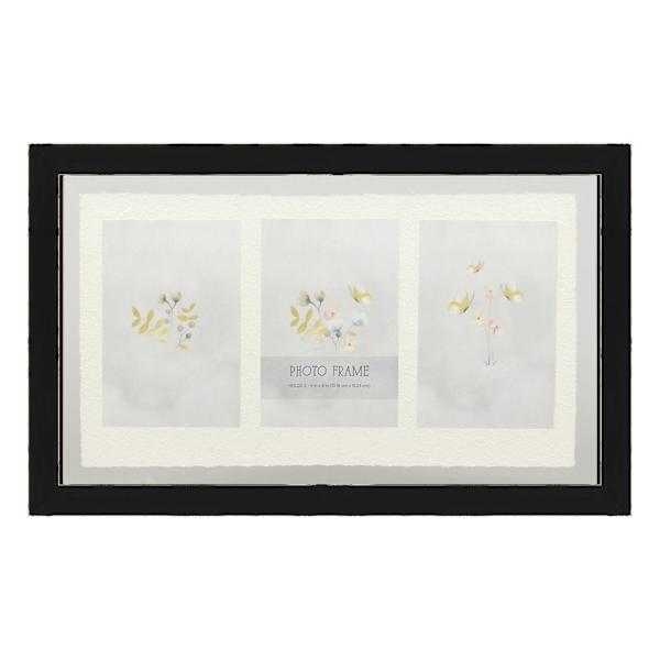 3-Opening Floating Tabletop Picture Frame, 4x6