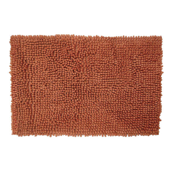 Essential Noodle Terracotta Bath Rug, 20x34