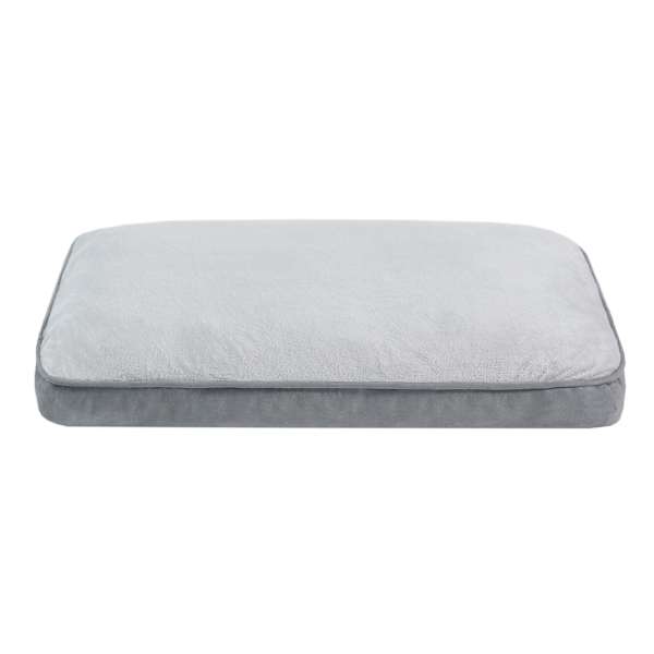 Grey Polyester Rectangle Pet Pillow, 26x35