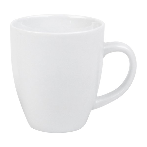 Bistro White Porcelain Mug, 16oz