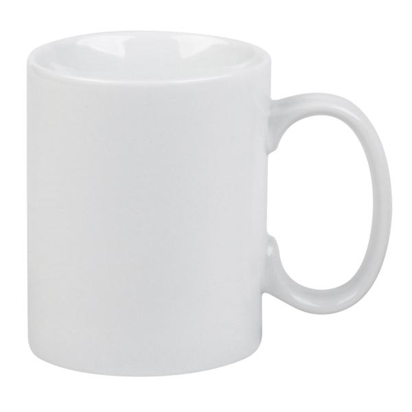 Bistro White Porcelain Mug, 14oz