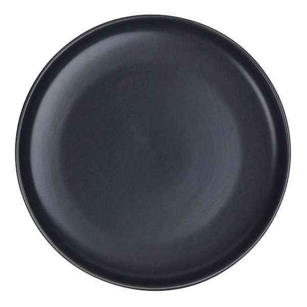 Set of 4 Stackable Cool Grey Salad Plates, 7.75"