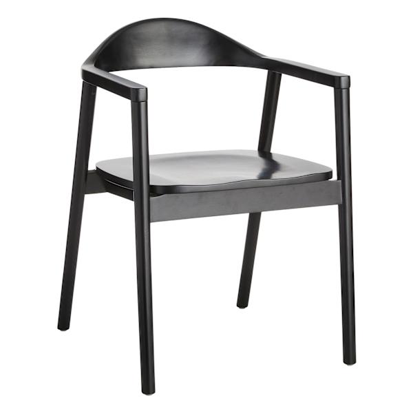 Crosby St. Bishop Dining Chair, Black
