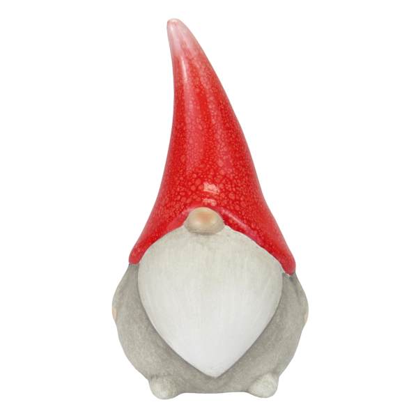 Sunny Club Red Gnome Outdoor Garden Statue, 10"