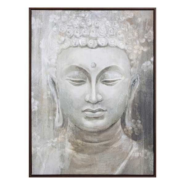 Found & Fable Framed Buddha Canvas Wall Art, 18x24