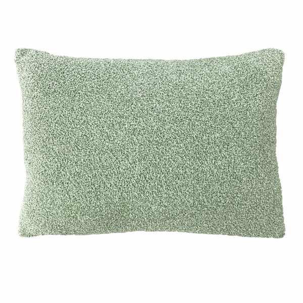 Green Heathered Cozy Plush Throw Pillow, 14x20