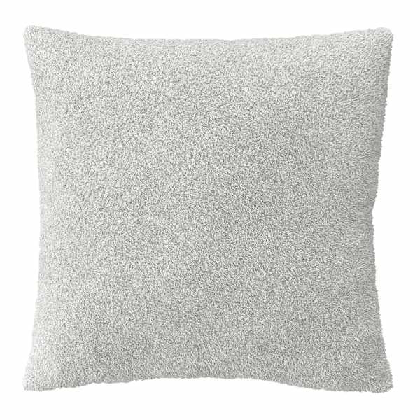 Grey Heathered Cozy Plush Throw Pillow, 18"