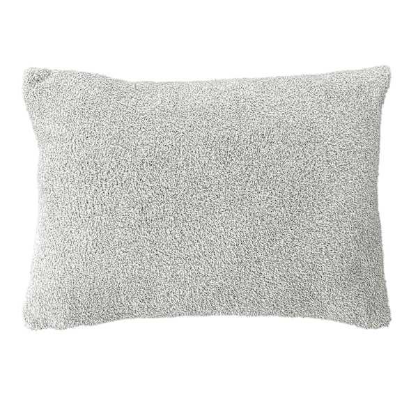Grey Heathered Cozy Plush Throw Pillow, 14x20