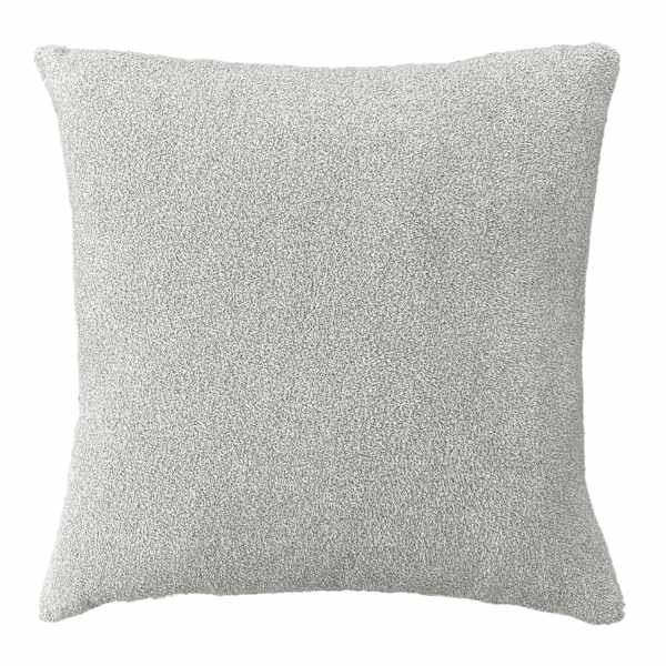 Grey Heathered Cozy Plush Throw Pillow, 24"