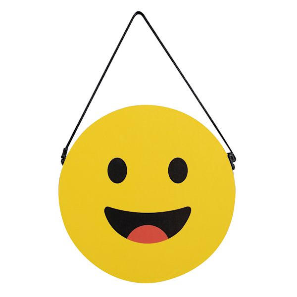 Hanging Reversible Emoji Wall Art, 8"