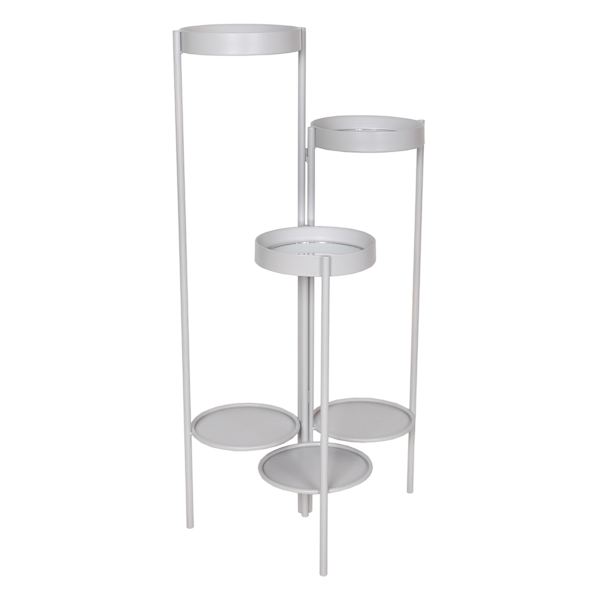 Crosby St. Mirrored Tiered Plant Stand, 36"