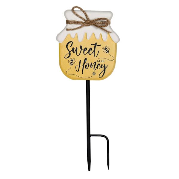 Honeybloom Honey Yard Stake, 14"