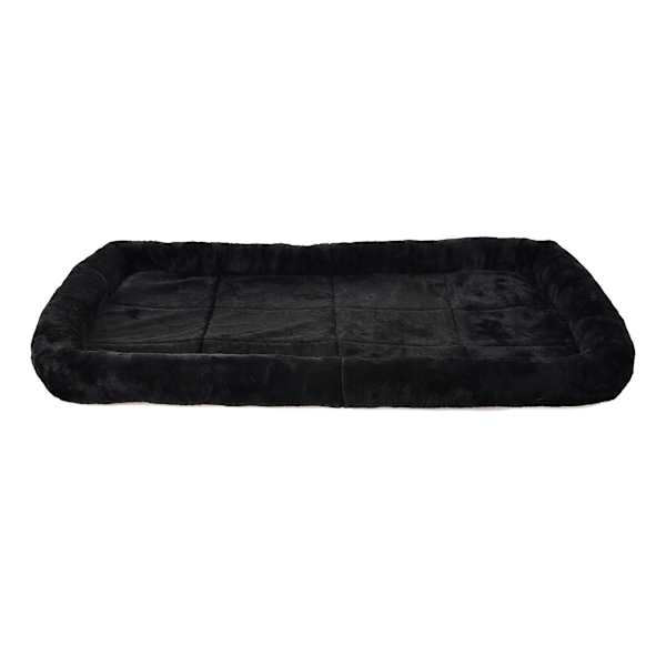 Bolster Black Dog Bed, Large