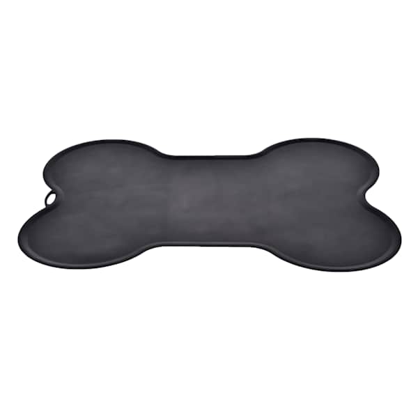 Pet Silicone Bowl Mat Black