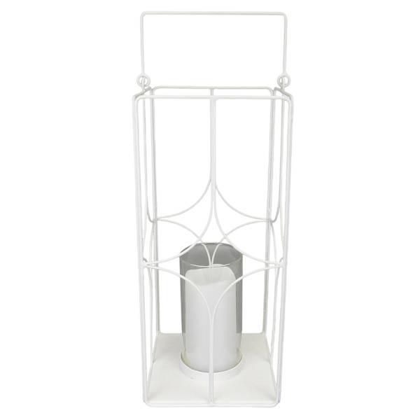 Providence Metal Outdoor LED Lantern, 17"
