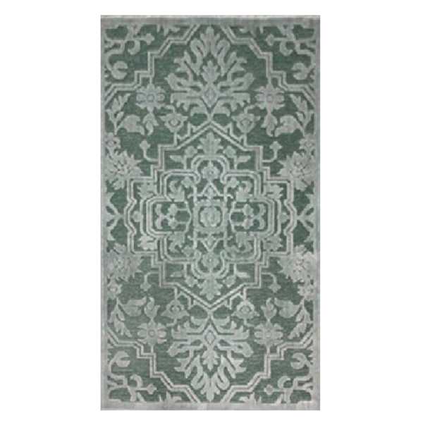 Providence Ellis Sage Green Medallion Washable Accent Rug, 2x4