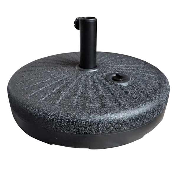 Black Round Patio Umbrella Base, 60lb