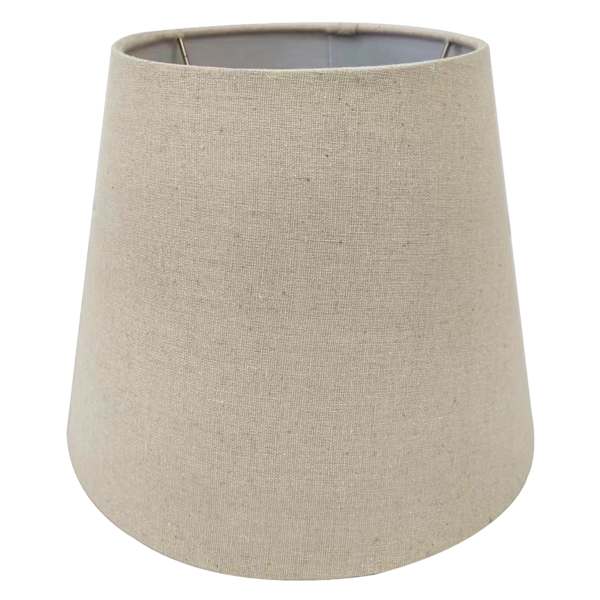 Dark Tan Tapered Drum Small Table Lamp Shade, 7x10x8