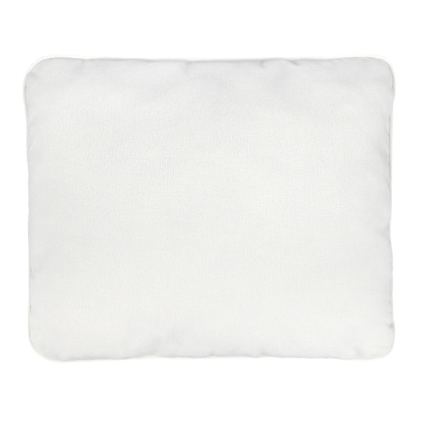 Natural Canvas Outdoor Corded Back Cushion