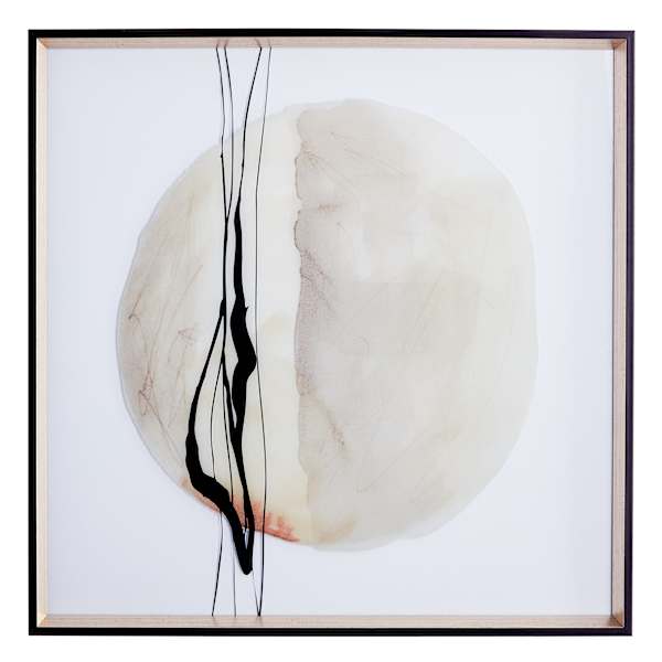 Crosby St. Glass Framed Modern Abstract Print Wall Art, 25"