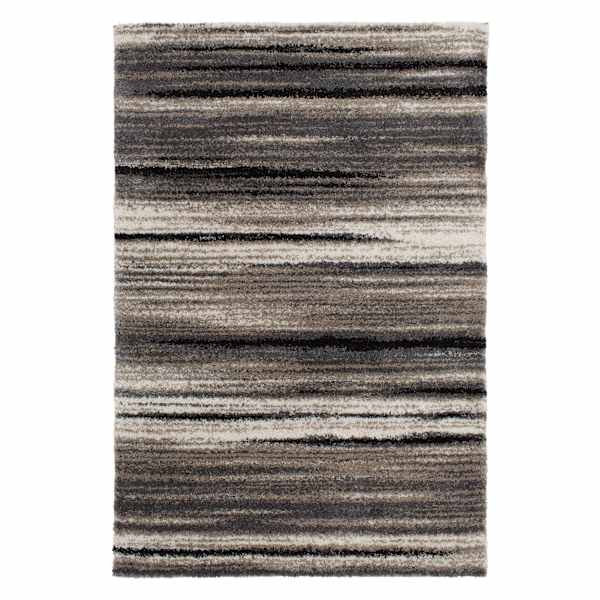 (C204) Tulsa Iron Multicolor Shag Area Rug, 7x10