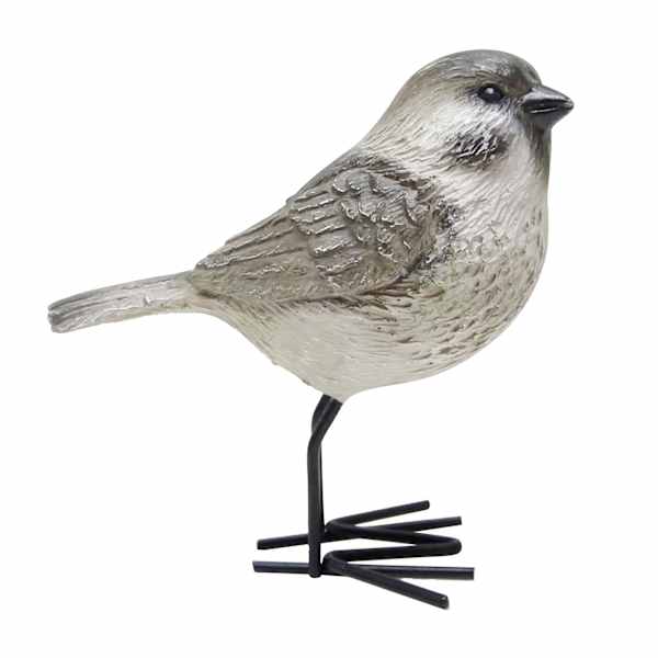 Honeybloom Chickadee Outdoor Garden Decor, 5"