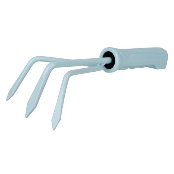 Steel Hand Garden Cultivator, Blue