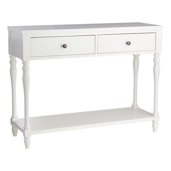 Providence Sutton Wooden Console Table, White