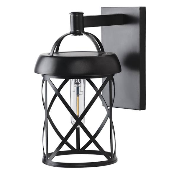 Solar Black Wall Sconce