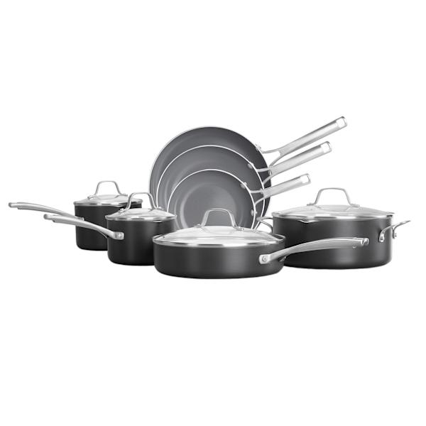 Calphalon Classic 11-Piece Oil-Infused Ceramic Cookware Set